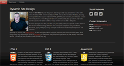 Desktop Screenshot of dynamicsitedesign.com